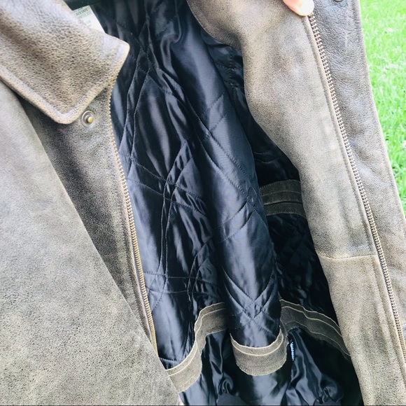 LL Bean Goatskin Leather Jacket - Large - Picture 6 of 6